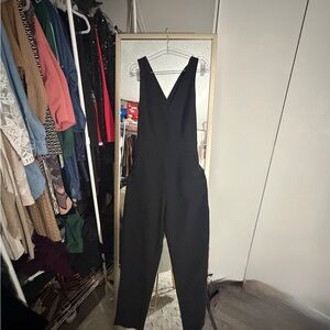 Wayf Black Sleeveless Jumpsuit